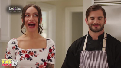 Babe porn with smiling April Olsen from Delphine Films