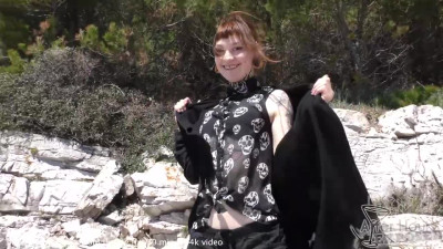 Lass's public lesbian sex movie by After Hours Exposed