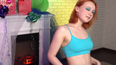 Prurient Ginger's great tits action