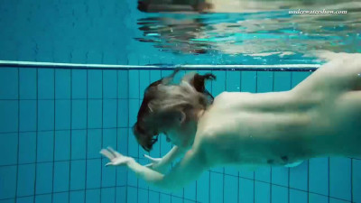 Underwater Show featuring baby girl's tattoos smut
