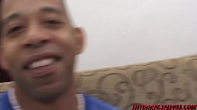 Interracial Pass - sloppy blowjob movie