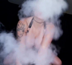 Beautiful DDarkoh's big tits bouncing movie