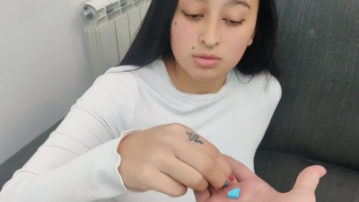 Miss's interracial creampie sex